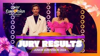 Jury Vote results | Junior Eurovision 2024 | #JESC2024