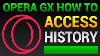 How To Use History Tab In Opera GX (View or See History)
