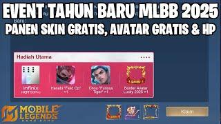 PANEN SKIN GRATIS, AVATAR BORDER, EMOTE & HP DI EVENT TAHUN BARU MOBILE LEGENDS 2025