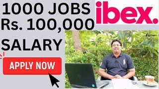 1000 JOB OPENINGS WITH SALARY UP TO RS. 100,000 PER MONTH | JOBS IN PAKISTAN | IBEX | SMART TRADERS