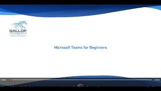 Microsoft Teams for Beginners