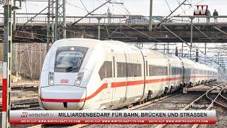 Milliardenbedarf für Bahn und Straßen