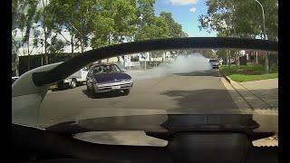 VL Turbo Burnout and Crash (Hit and Run) - Smeaton Grange NSW