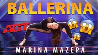 America’s Got Talant / Marina Mazepa / A beautiful BALLERINA turns into a crazy CONTORTIONIST !!!