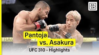 Alexandre Pantoja vs Kai Asakura | UFC 310 | DAZN Highlights