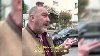 Gilles Grimm visite un immeuble à rénover