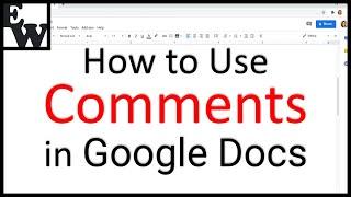 How to Use Comments in Google Docs (Insert, Reply, Resolve & Delete)