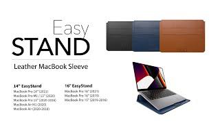 EasyStand Leather MacBook Sleeve for MacBook Pro & Air | SwitchEasy |