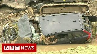 How have dozens died in flooding in Germany? - BBC News