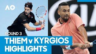 Dominic Thiem vs Nick Kyrgios Match Highlights (3R) | Australian Open 2021