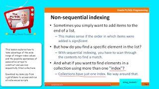 COL8: Non-Sequential Indexing in Associative Arrays