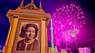 Queen Norodom Monineath Sihanouk celebrate 88th Birthdays, Singing, dancing, happiness with dignity