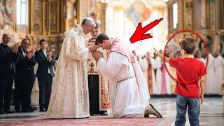 He was going to become a priest. But the little boy did something shocking!