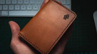 Little King Goods - DIY Wallet Leathercraft Kit | Timelapse