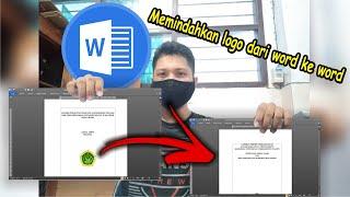 Cara Memindahkan Logo Dari Dokumen Word yang Satu ke Word yang Lain • #SimpleNewsVideo