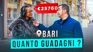 QUANTO GUADAGNANO gli Italiani ? (Bari)