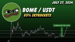 Book of meme  ( Bome ) price prediction | Bome crypto | crypto signals July 27, 2024