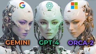 Google Gemini 1.0 vs GPT-4 vs Orca 2? Which AI is better?