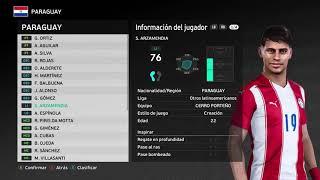 Selección de Paraguay (COPA AMERICA) - PES 2021 | PES Dream Patch