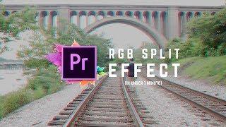 (:60 Second Tutorial) Adobe Premiere Pro CC: RGB Split Effect (Sam Kolder, TaylorCutFilms)
