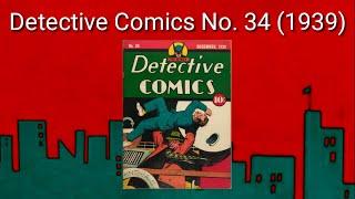 Detective Comics No. 34 1939 #GoldenAgeBatman #DCComics #Batman1939