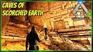 Ark: SE - Ark:SA Scorched Earth Caves and what Mount is best for each!