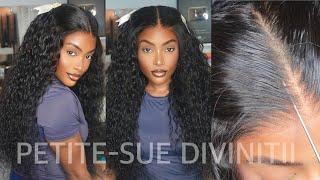 UNDECTABLE  7X5 HD Lace Closure Waterwave wig install ft. Nadula hair | PETITE-SUE DIVINITII