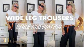 Black Wide Leg Trousers How To Style