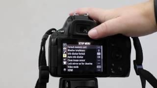 How to Format the SD Card on a Nikon D5100