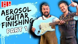 Aerosol Guitar Finishing – Part 1 – Prep Sanding, Pore Filling and Sealer Coats