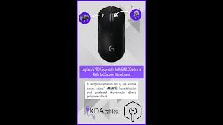 Logitech G PRO X Superlight Kailh GM 8.0 Switch ve Kailh Red Encoder Yükseltmesi