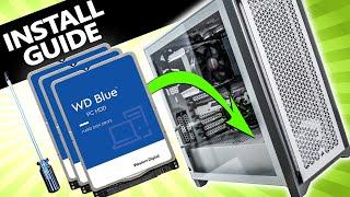 How to Install a Hard Drive or SSD in a PC
