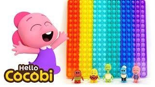 Learn Colors with Pop It & Fidget ToyEducation Videos For Kids | Hello Cocobi