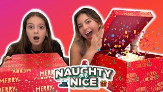 Naughty VS Nice Christmas presents  Switch up Challenge | SISTER FOREVER