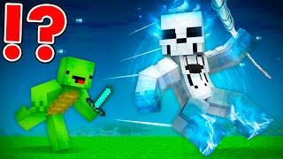 GHOST SPIDERMAN Speedrunner vs Hunter in Minecraft - Maizen JJ and Mikey