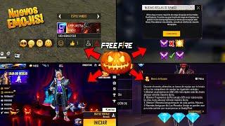 +8 CAMBIOS y MEJORAS PARA LA PROXIMA ACTUALIZACION DE FREE FIRE HALLOWEN 2022