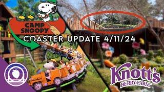 Snoopy's Tenderpaw Twister Coaster is Almost DONE!? | Camp Snoopy at Knott's Berry Farm Update