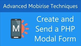 Create and Send a Popup (Modal) Contact Form in Mobirise