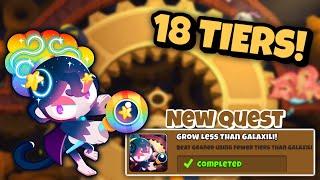 BTD6 Quest - Grow Less than Galaxili in ONLY 18 TIERS!