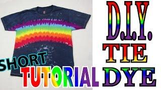 Midnight Rainbow Tie Dye Shirt [Short Tutorial] #64