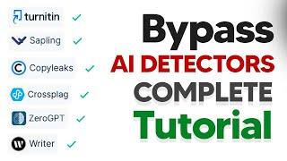How To ByPASS ALL AI Content Detectors In 2024 (Bypass Guaranteed )