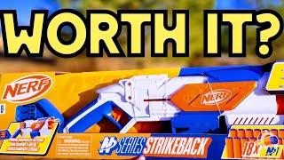 NERF N-Series StrikeBack | Pump Action Blaster | Full Review