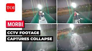 Moments before accident: Morbi bridge collapse caught on camera