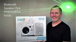 Bluetooth Speaker Pyle PDWR64BTW Install