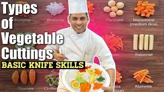 Best Knife Skills for vegetables cuttings : Types of vegetable cutting : Desivloger