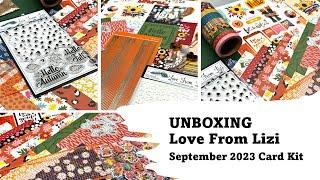 UNBOXING | Love From Lizi | September 2023 Card Kit