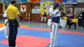 Gindac Cristian (ROMANIA) - Boris Lieskovsky (SLOVACIA) taekwondo wtf