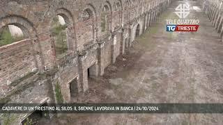 CADAVERE DI UN TRIESTINO AL SILOS: IL 56ENNE LAVORAVA IN BANCA | 24/10/2024