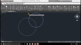 trimming objects in autocad 2016 - trim command shortcut autocad