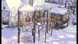 How to easily build a treehouse/playground | Tutorial  | The Sims 4 | Build | No CC